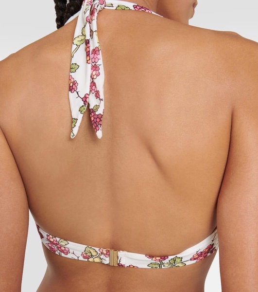 Floral halterneck bikini