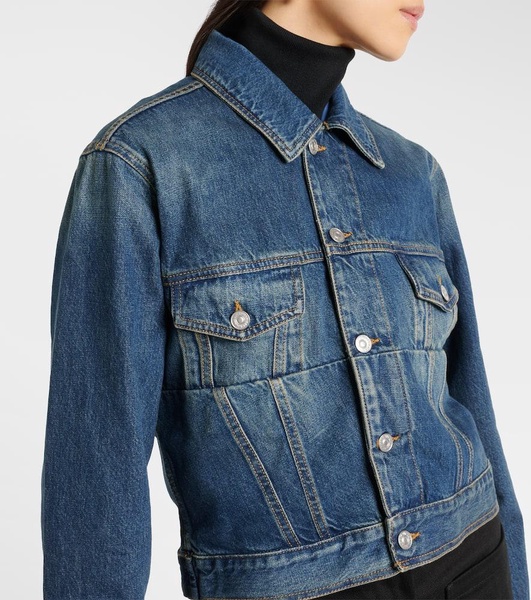 Cropped denim jacket