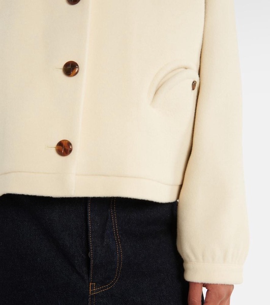 Gliss wool and cashmere-blend jacket