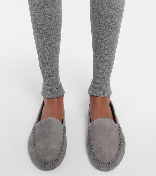 Lady Maurice suede slippers