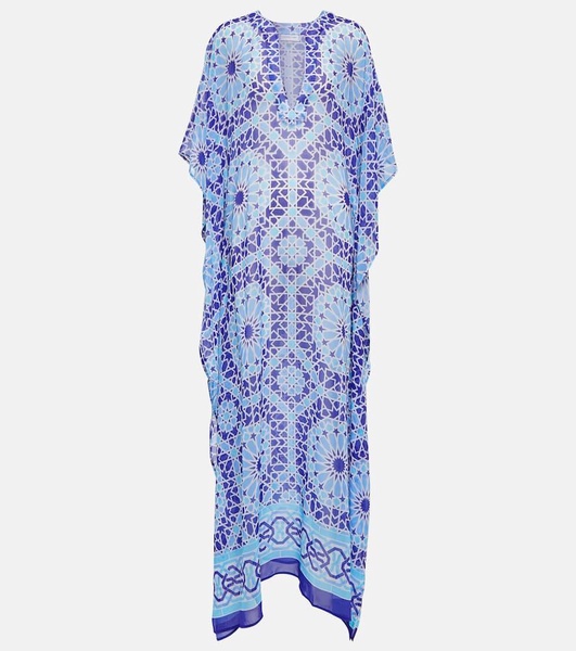 Roxanne printed chiffon kaftan