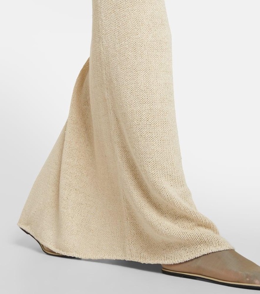 Fumaia knitted silk maxi skirt