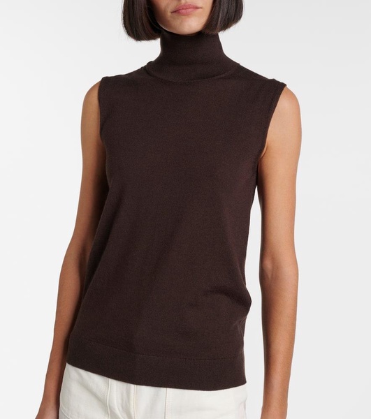 Piuma knitted cashmere top