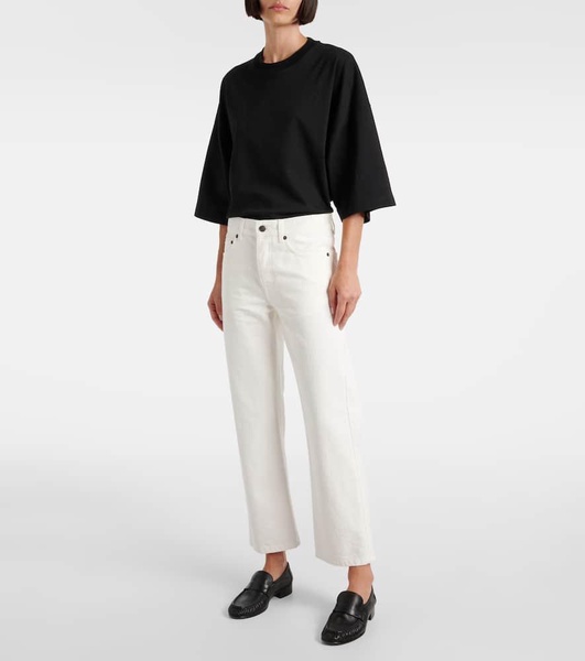 Lesley mid-rise straight jeans