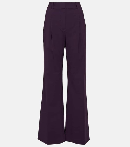 Ollie wool-blend wide-leg pants