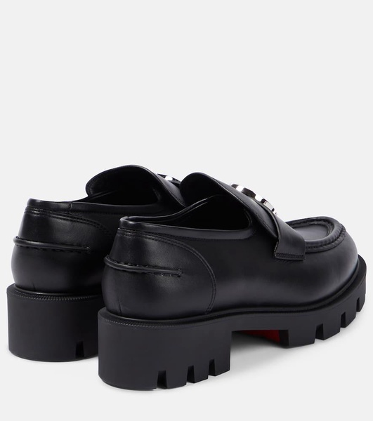 CL Moc Lug leather loafers