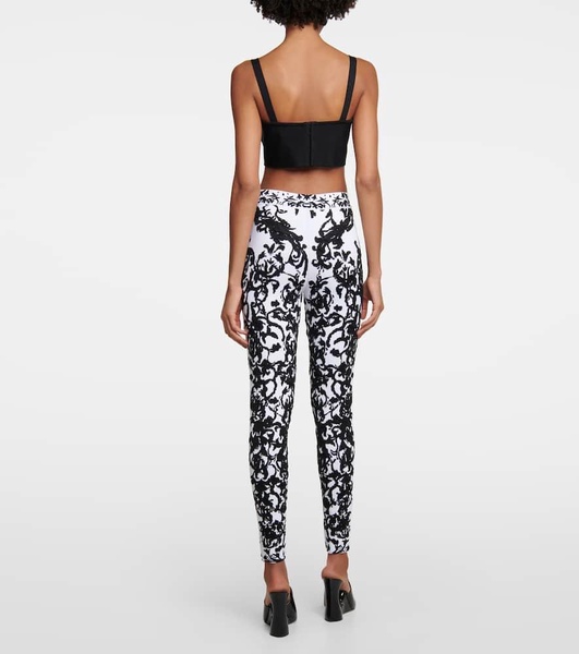 Jacquard leggings