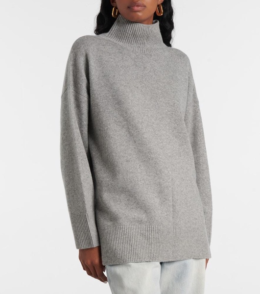 Wool and cashmere turtleneck sweater