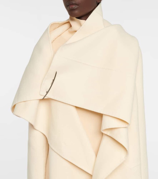 Rivoli asymmetrical cashmere coat