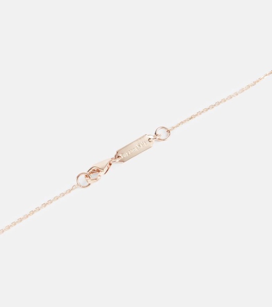 Nadima 14kt rose gold necklace with topaz, citrine and diamonds