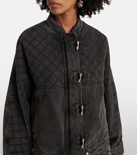 Celiany quilted denim jacket