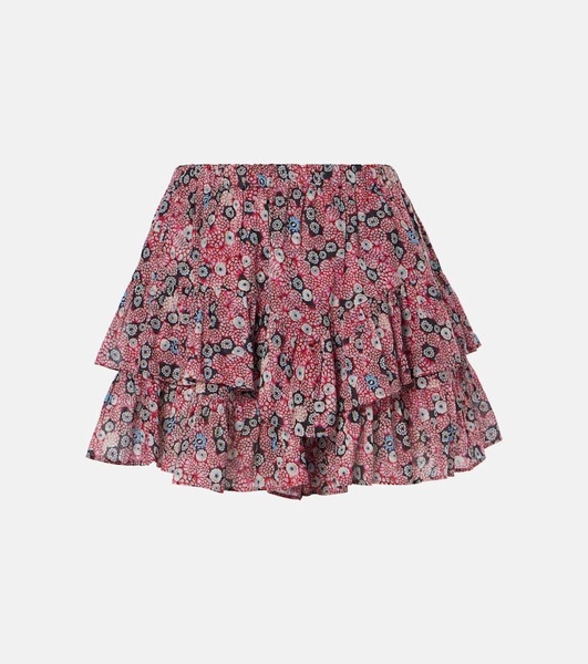 Jocadia printed cotton voile shorts