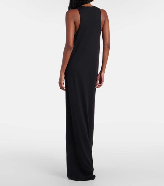 Vernetta cotton-blend jersey maxi dress