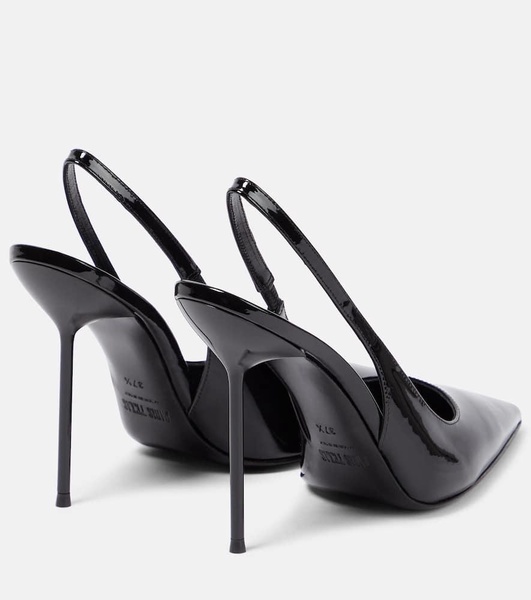 Lidia patent leather slingback pumps