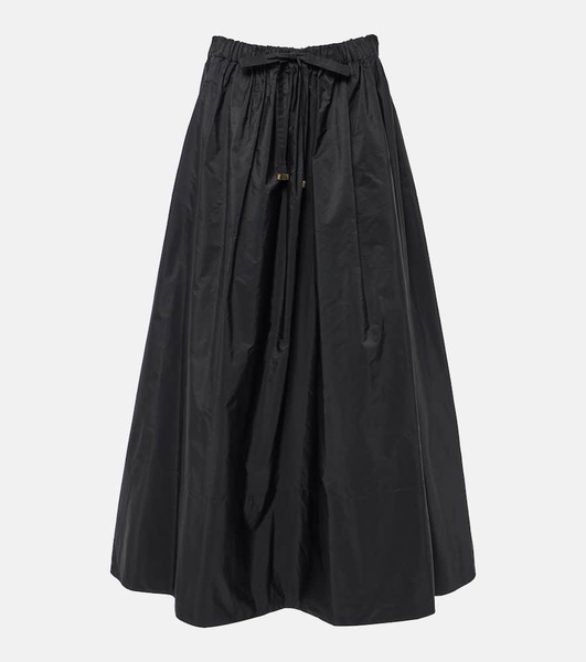 Lirica taffeta maxi skirt