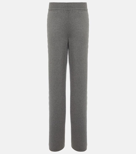 Cashmere wide-leg pants