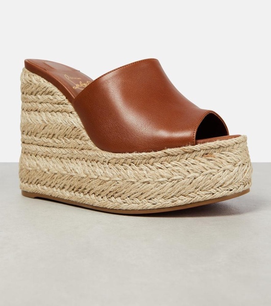 Ariella Zeppa leather espadrille wedges