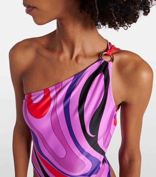 Printed lycra one piece swimsuit