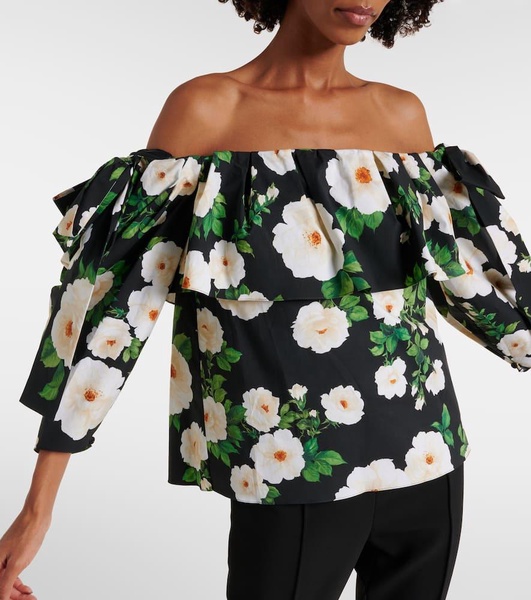 Floral off-shoulder top