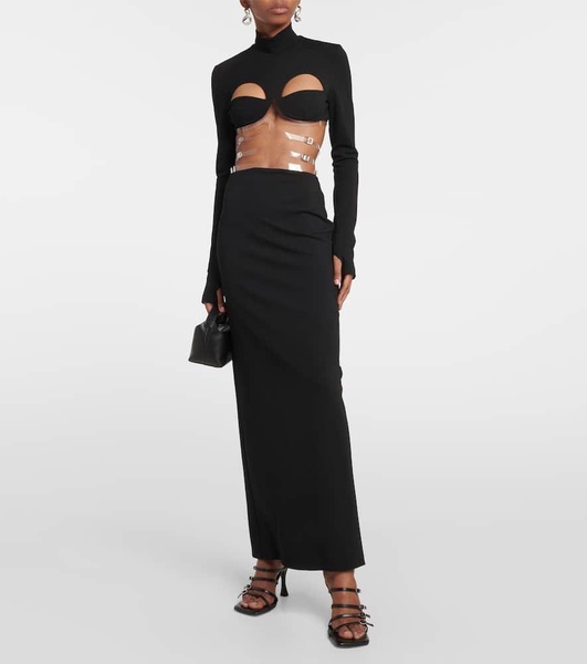 Cutout maxi dress