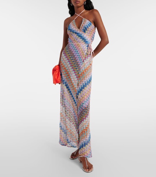 Zigzag beach cover-up