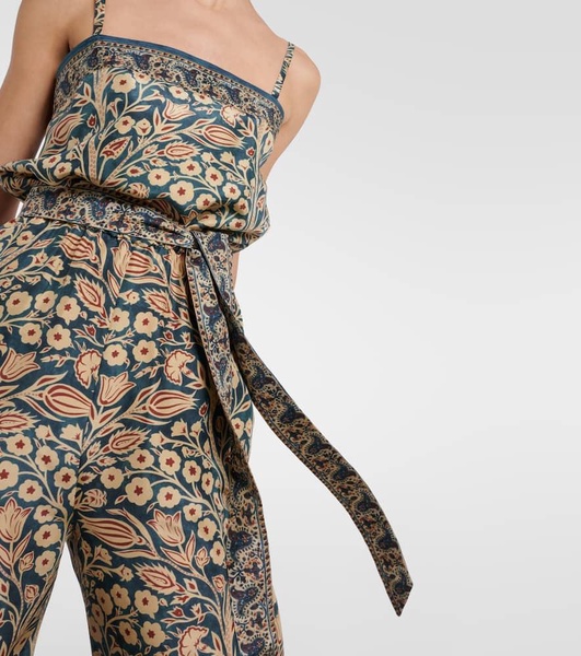 Hede printed silk jumpsuit