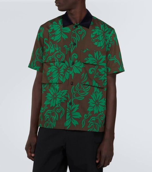 Floral bowling shirt