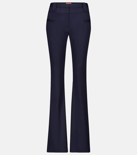 Serge stretch-wool bootcut pants