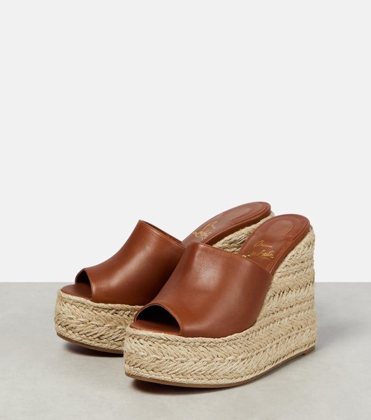 Ariella Zeppa leather espadrille wedges