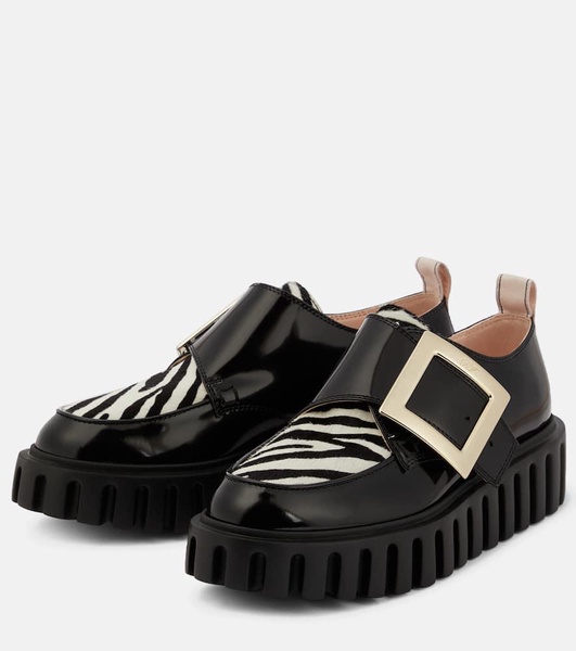 Viv' Go-Thick patent leather platform loafers