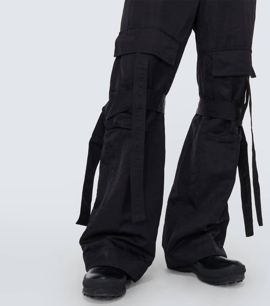 Mid-rise cargo pants