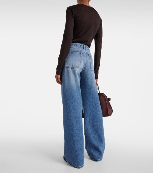 Eglitta low-rise wide-leg jeans