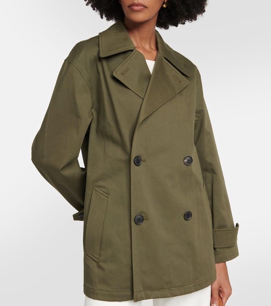 Cade cotton twill trench coat