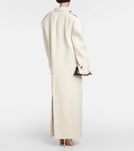 Rutul cotton and wool-blend coat