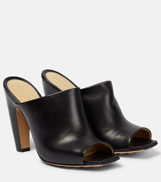 Lagoon leather peep-toe mules