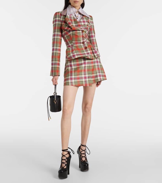 Drunken Tailored checked wool jacket