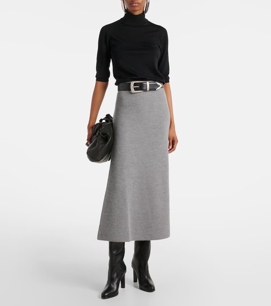 Leisure Agile wool maxi skirt