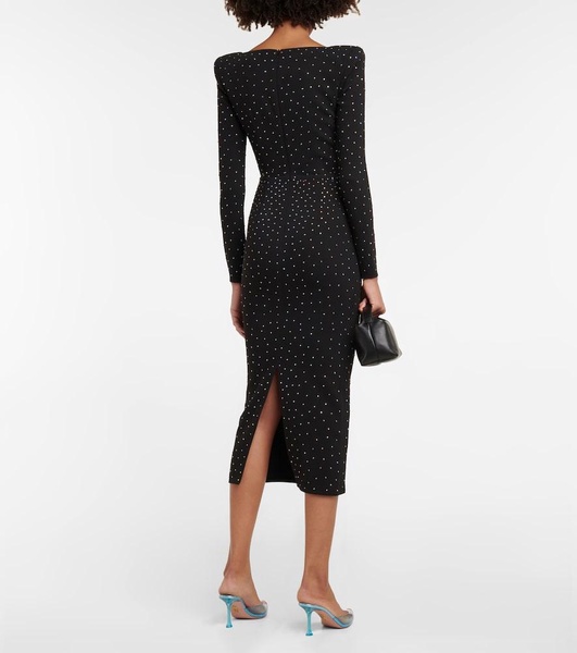 Tiernan embellished crêpe midi dress