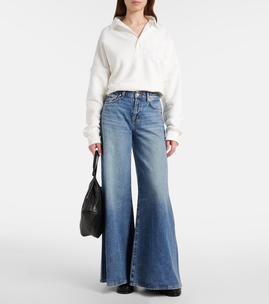 Willow mid-rise wide-leg jeans