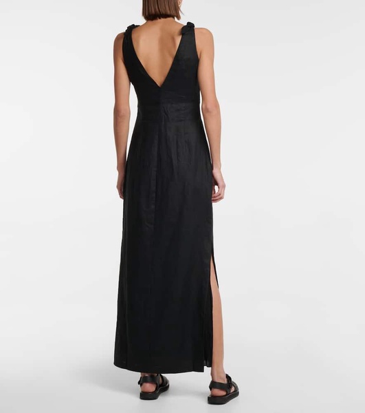 Alexandre linen maxi dress