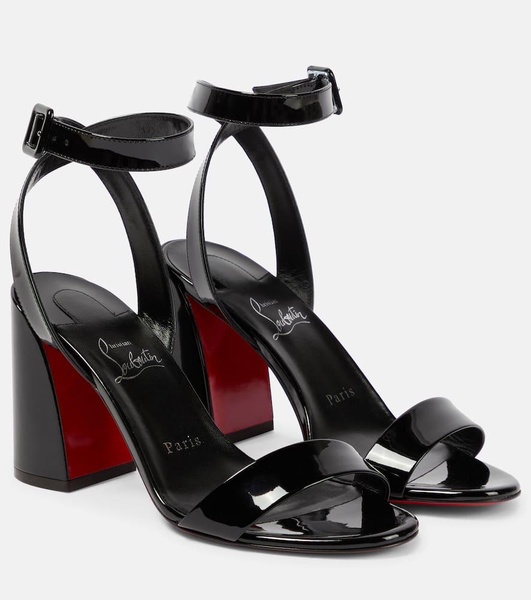 Miss Sabina 85 patent leather sandals