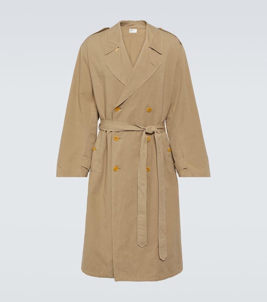 Montrose cotton and linen trench coat