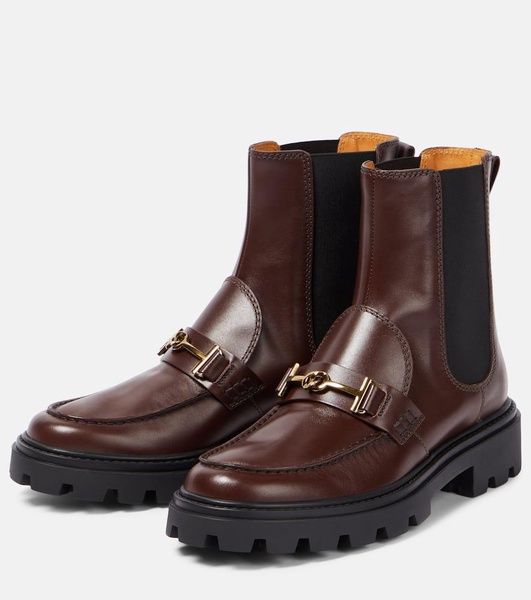 T-Ring leather Chelsea boots