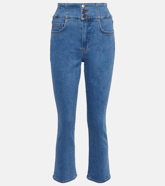 Carly high-rise kick-flare jeans