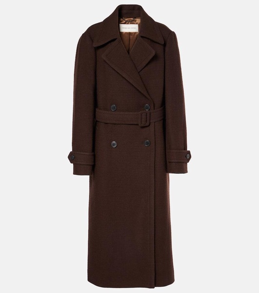 Belted wool coat