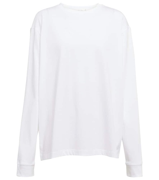 Ciles long-sleeved cotton top