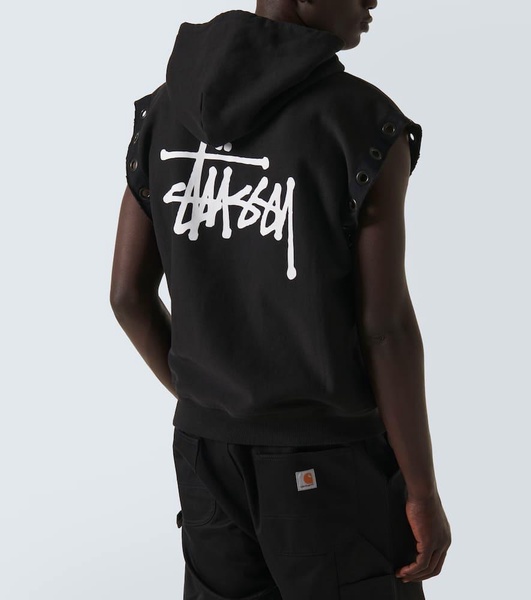 x Stüssy cotton-blend jersey hoodie