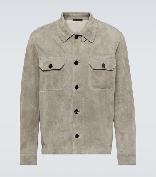 Suede overshirt