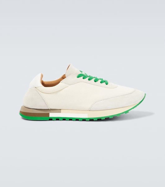 Owen Runner mesh and suede sneakers