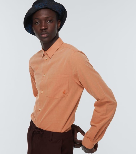 La Chemise Meio cotton and wool shirt